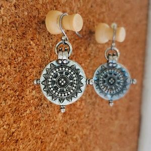 Lucky Brand Compass Earrings